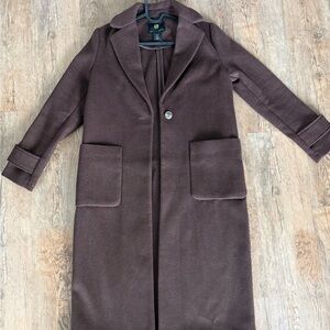 House of Harlow 1960 Chocolate Brown Coat